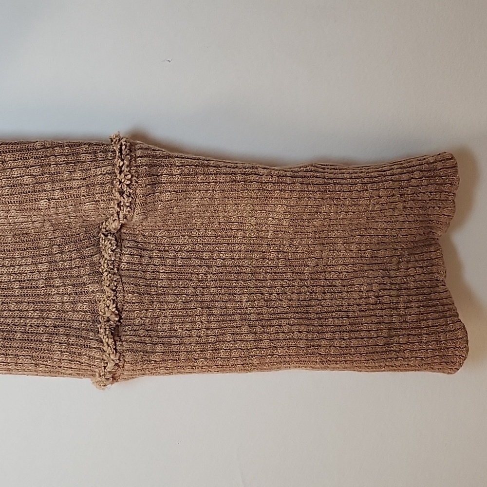 We The Free Ribbed Knit Pullover Half Zip Mock Neck Top Size Large - Picture 10 of 16